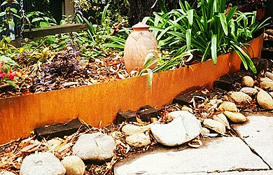 corten steel edging